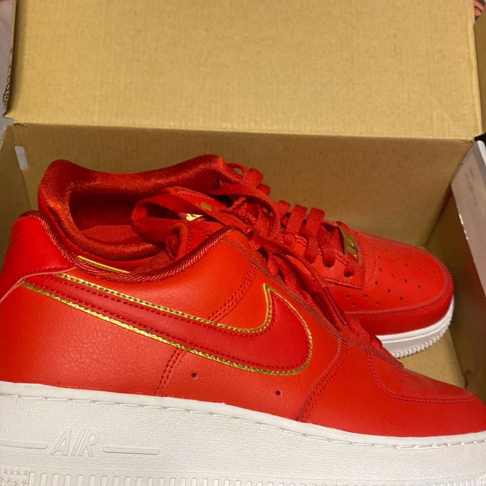 Red Nike Airforce 1s